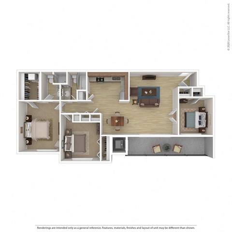 bedroom floor plan an in 2 bed 2 bath
